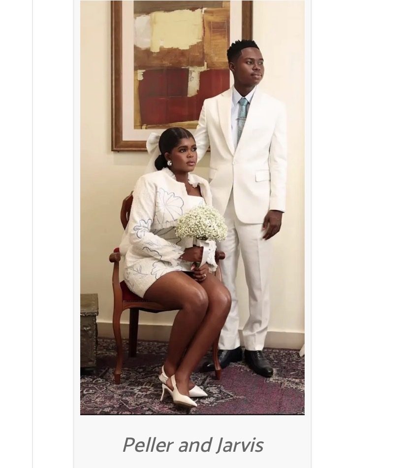 Tik Tok couple Peller, Jarvis formalise union with court wedding