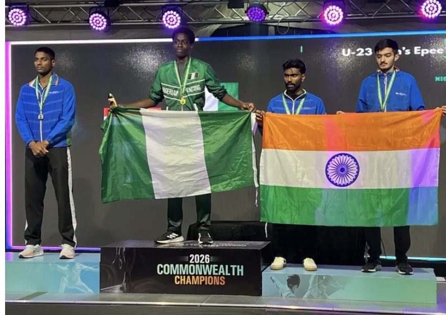 16-year-old Esiovwa-Thompson makes history with Nigeria’s first Commonwealth fencing gold