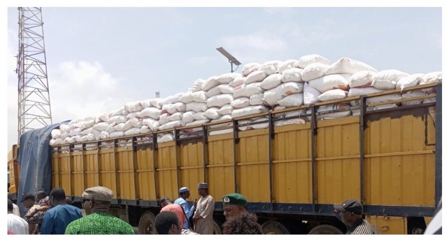Customs intercept truckload of expired noodles, rice, drugs, explosives at Seme