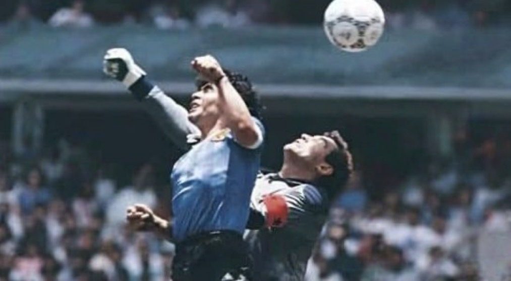 40 Years after, Diego Maradona’s ‘Hand of God’ Goal Ball Sells for £2.5 million