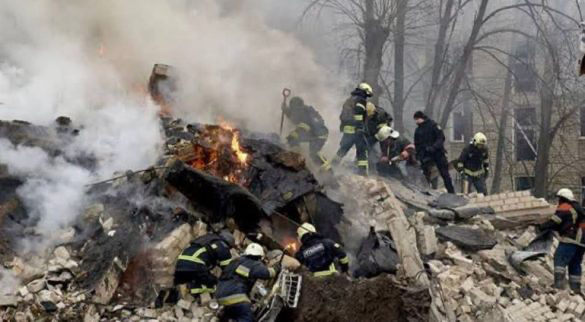 Russia’s Drone Strike Leaves 27 Dead in Ukraine
