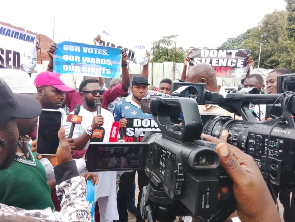‘We Will Not Be Marginalised’: Kogi East Youths Storm INEC HQ Over Ward Creation Exclusion