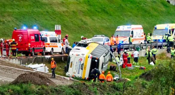Coach Carrying 48 Dutch Tourists Crashes in Switzerland, Several Killed