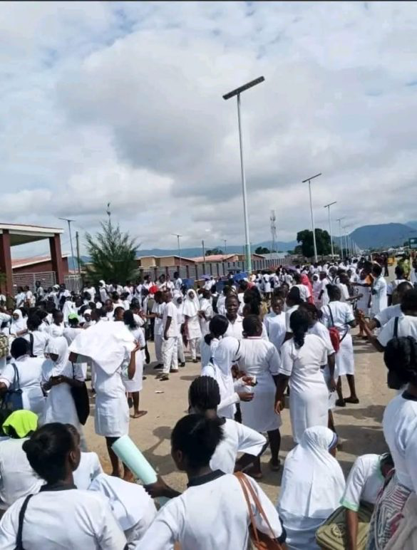 College of Nursing Sciences Students Protest over Security and Rape of Colleague in Jalingo