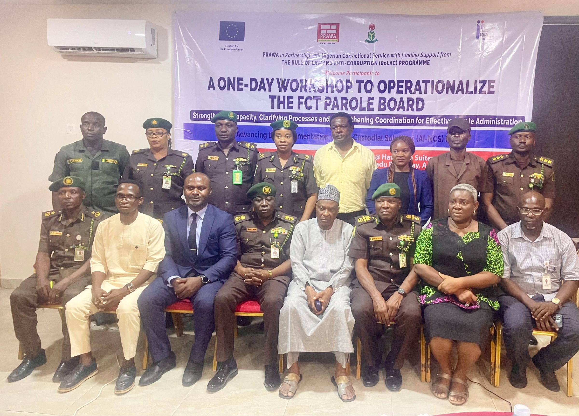 Parole will reduce custodial congestion, promote rehabilitation – PRAWA